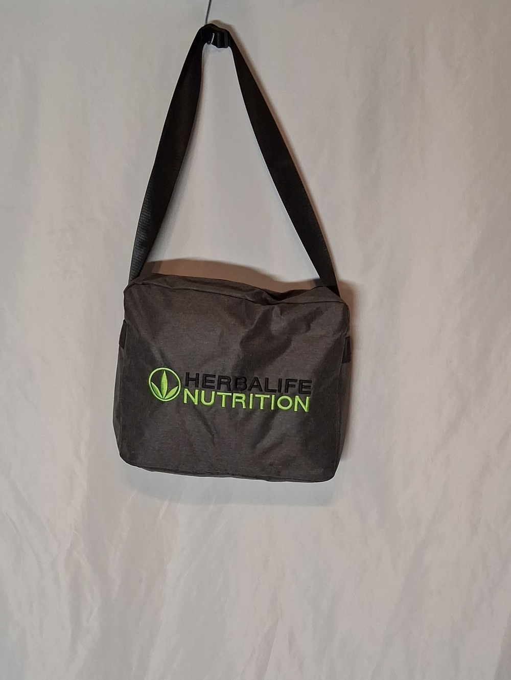 Herbalife Nutrition Laptop Messenger Bag Dark Grey Black